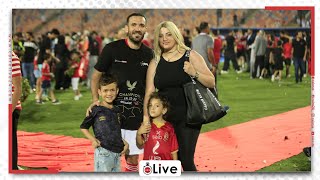 على معلول يظهر برفقة زوجته وأبنائه في احتفالية الدوري الممتاز