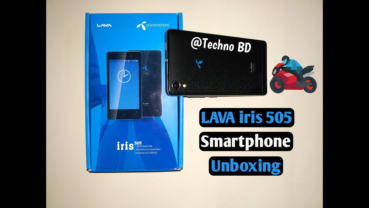Lava IRIS 505 Smartphone Unboxing 
