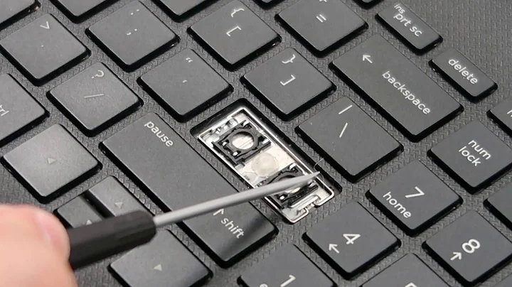 How To Fix - HP Laptop Key Replacement / Repair for Large Keys Space Enter Shift Ctrl Backspace Tab