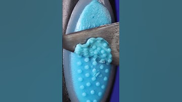 Back of the Toothbrush vs Hot Knife (close up / macro) #slowmotion #closeup #macro  #asmr