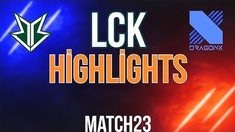 LEAGUE OF LEGENDS DRX vs BRO 2023 LCK Spring Split