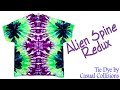 Tie Dye:  Alien Spine Redux | Tropical Alien?  [Ice Dye, Incline]