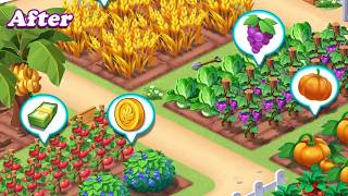 Farm Harvest Day Gameplay | Match 3 Puzzle with Farming Environment screenshot 3