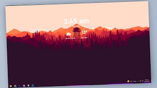 AESTHETIC DESKTOP WITHOUT RAINMETER  #2