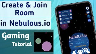 How to Create & Join Room in Nebulous.io Game App Tutorial in Hindi screenshot 1