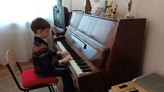 Чорнобай Тимофій, 7 р., музика Олени Гочарук&quot;Сум&quot;, &quot;Граємо по чорних клавишах&quot;