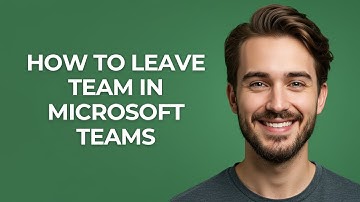 How to Leave Team In Microsoft Teams - GUIDE!