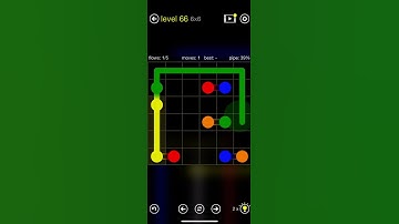 Flow Free - Links - Loop Pack - Level 66 (6x6)