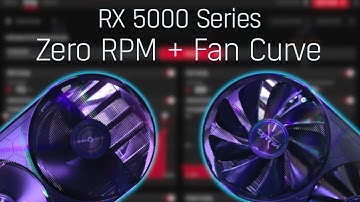 How to Enable Zero RPM with a Custom Fan Curve | RX 5700, 5600, 5500