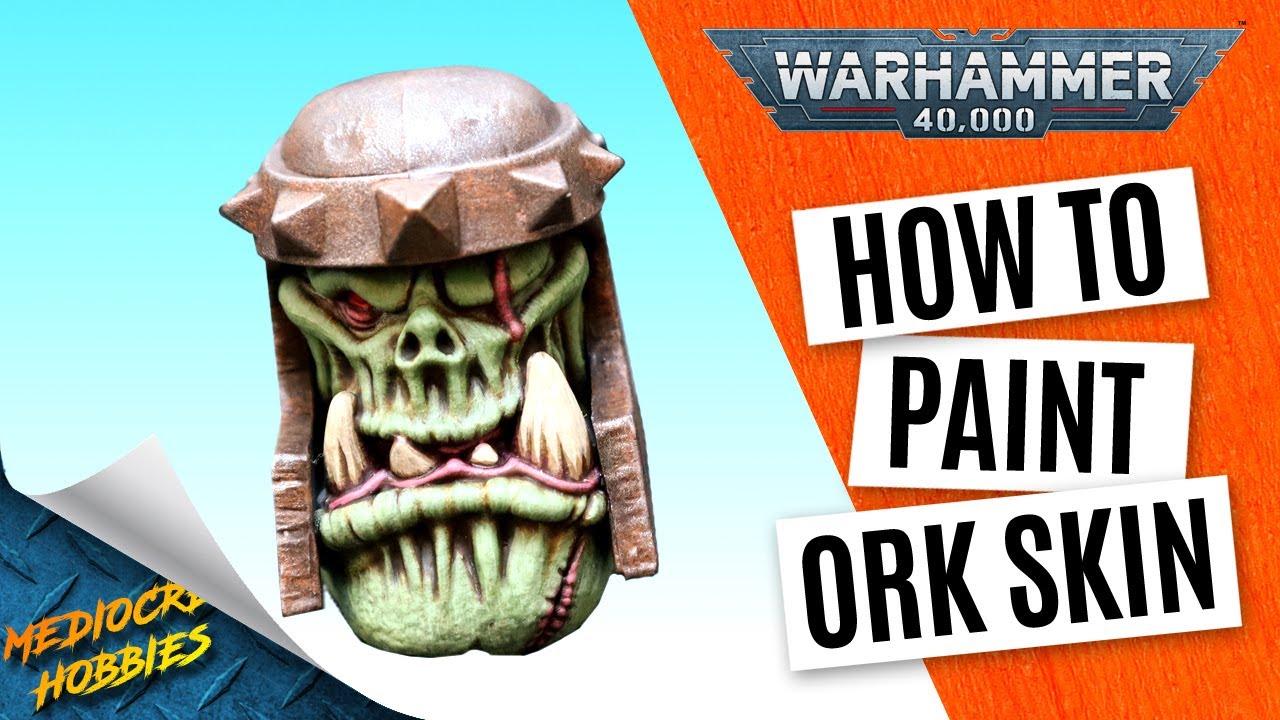 How to Paint Ork Skin for Warhammer! (Beginner Friendly!) YouTube
