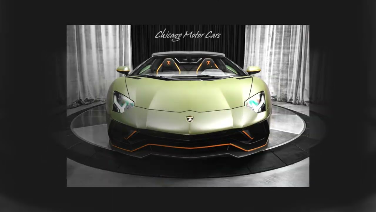 Used 2022 Lamborghini Aventador LP780-4 Ultimae Roadster Verde