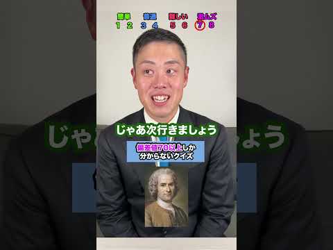 【偏差値70クイズ】人物当て