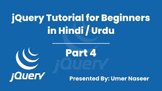 jQuery Tutorial for Beginners in Hindi & Urdu | Selectors in jQuery | Part 4