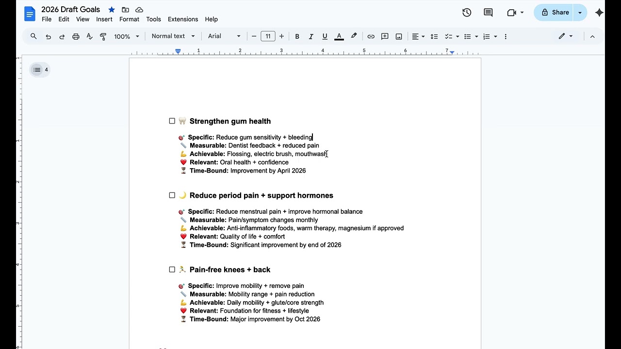 How to Set SMART Realistic Goals for a Happier, More Intentional Year👑Easy Step-By-Step Goal Setting