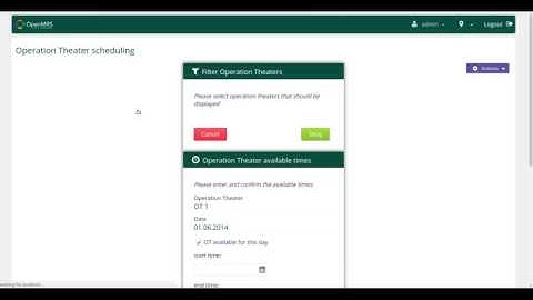 GSoC 2017 - Operation Theater Module Workflow Enhancements