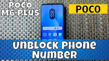 How to Unblock Phone Number on POCO M6 Plus | Remove Number from Blacklist on POCO M6 Plus