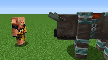 Piglin Brute vs Ravager