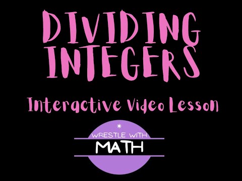 Dividing Integers | Math Made Easy