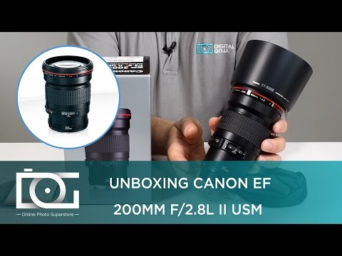 UNBOXING | CANON EF 200mm f/2.8L II USM for 5D Mark III, 7D, 70D and Other Full Frame Cameras