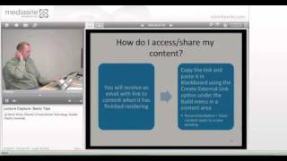 Lecture Capture- Basic Tips
