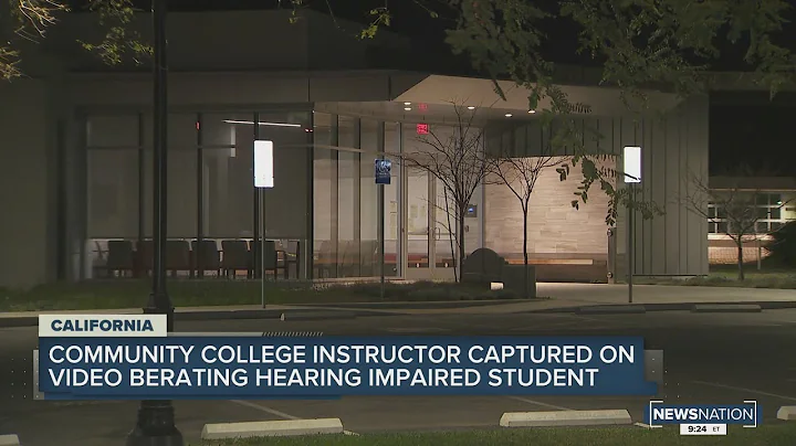 College instructor placed on leave after viral vid...