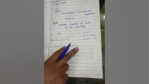 Class 8th Math Ex No.6.1_Factorization,Simultaneous Equations (1st Part)