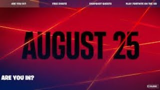 What Is HAPPENING In Fortnite On August 25th?