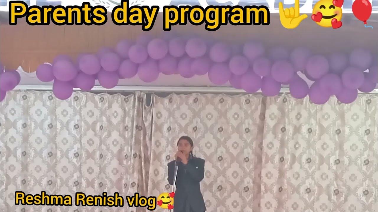 parents day programme in school