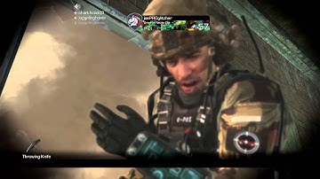 CoD Ghosts First random throwing knife