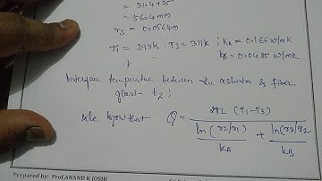 Lecture video_17ME63_Module1_Problem on steel pipe with insulation _Anand K Joshi