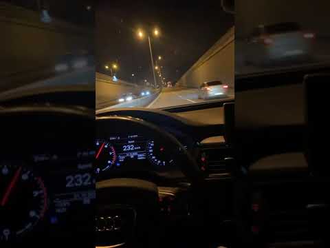 gece Audi 230 km hız Snap snep story