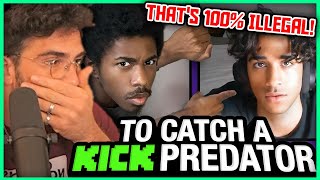 To Catch A KICK Predator | Hasanabi Reacts to SomethingAboutChickens