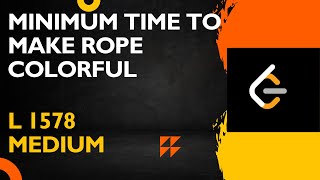 MINIMUM TIME TO MAKE ROPE COLORFUL | GREEDY | LEETCODE 1578 | DSAINJS #javascript #dsa #coding #code