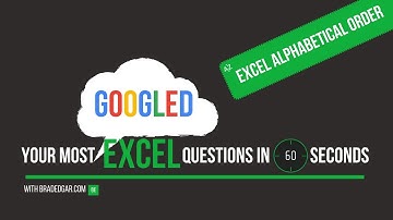 Excel Alphabetical Order: How to Sort Your Data Alphabetically in 60 Seconds