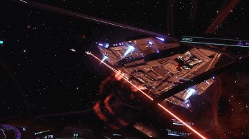 Elite Dangerous VR (NOHUD) - Python encounter