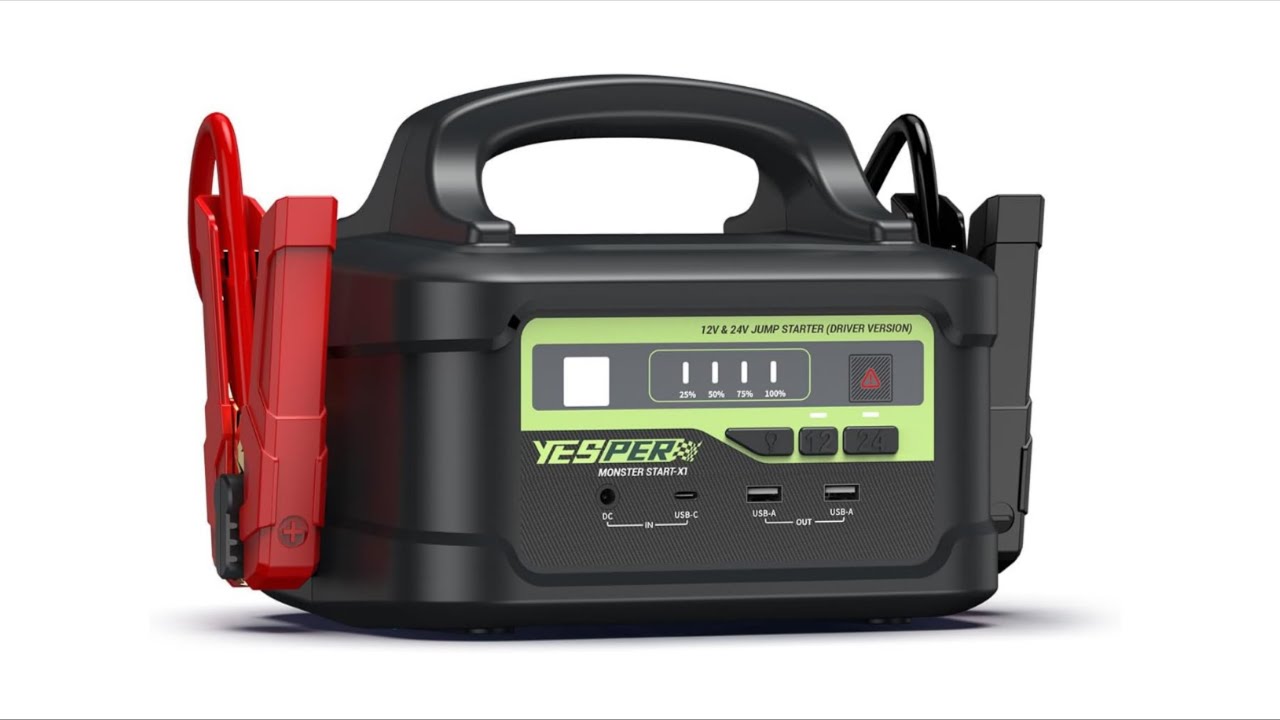 ❤️ジャンプスターター非常電源❤️YESPER MONSTER START-X1 YESPER Monster Start X1 Review 6000A Jump Starter 145W Quick