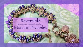 DIY ~ Muscari  Reversible Bracelet