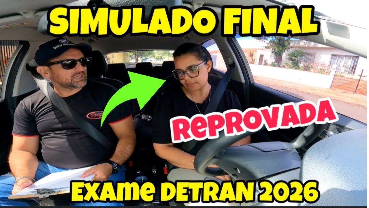 SIMULADO FINAL REPROVADA, VEJA FALTA ELIMINATÓRIA!!! NÃO COMETA ESSA FALTA🚘❌🚫⚠️ 