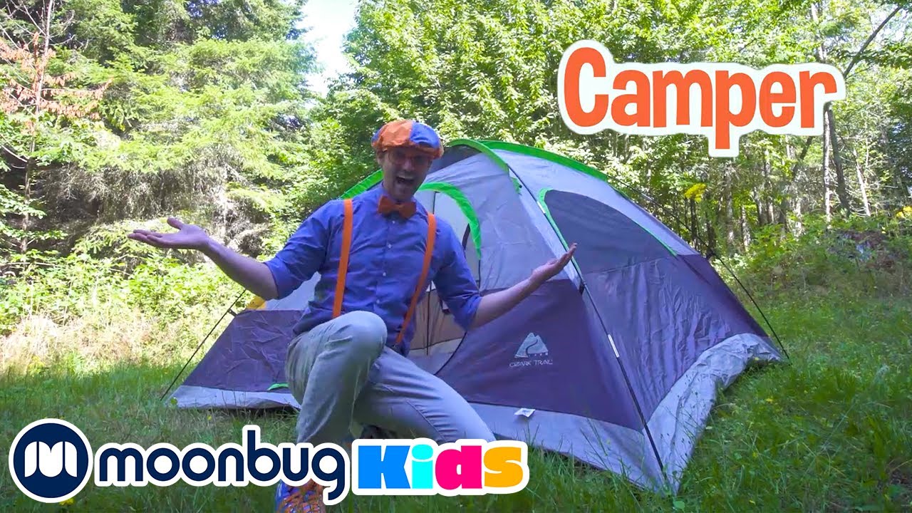 ⁣BLIPPI en Français | Blippi visite un camping | Dessin Animé | Vidéos Pour Enfants