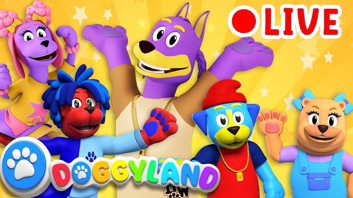 Doggyland HD 🔴 LIVE TV  | Affirmations,  I Can Do Hard Things + More Nursery Rhymes & Sing Alongs