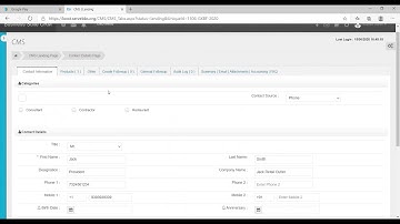 BSUITE CRM - Business Suite CRM :  View, Search Contact