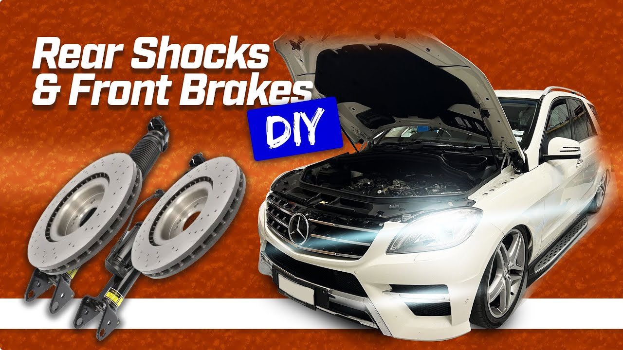 Mercedes-Benz ML / GLE Rear Shock Absorber & Front Brake Replacement ...