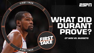 KD can CLOSE GAMES! - Austin Rivers on Durant's longevity \& FIREPOWER for Suns 🙌 | First Take