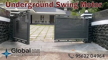BFT Italian Underground Swing Gate Motor | No. 1 Automatic Gate Manufacturer in Kerala| 📞9562204964