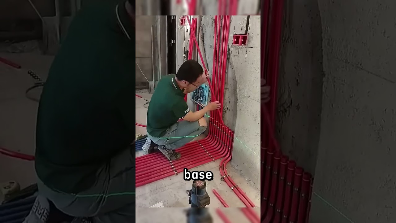 sistema de piso radiante para aquecer o ambiente 