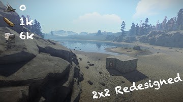 REDESIGNED 2x2 - building 3.0 - Solo/Duo starter into main - Rust base builds