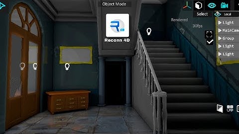 How to make a realistic scene with reconn 4D on mobile | 5 amazing features