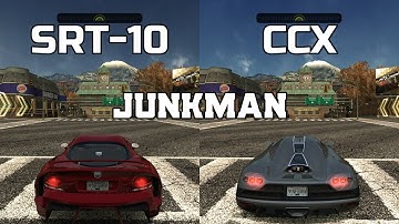 Dodge Viper SRT-10 vs Koenigsegg CCX - NFS MW Redux V3 - WHICH IS FASTEST ?