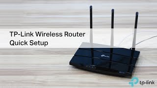 pipeline Briefcase Motel TP-Link wireless router quick setup - YouTube
