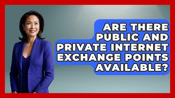 Are There Public and Private Internet Exchange Points Available?
